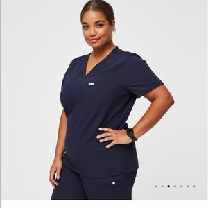 NAVY WOMEN FIGS ONE POCKET XL